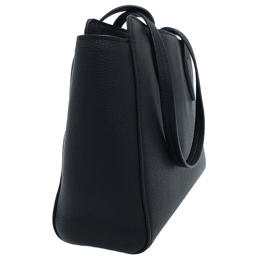 Prada Black Vitello Phenix Leather Tote Shoulder Bag - Picture 2 of 9